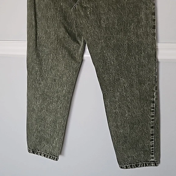 Urban Outfitters BDG Slim Straight Acid Green Jeans 30 Button Fly - Picture 6 of 11